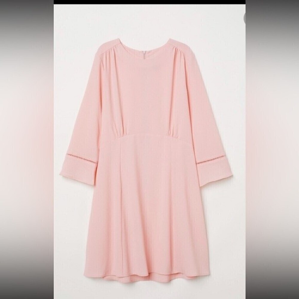 Wome's H&M DIVIDED PINK Dress, Size 14, used. - Picture 4 of 9